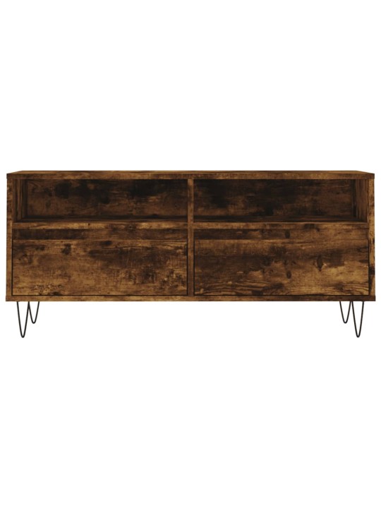 Tv skapītis, ozolkoka krāsa, 100x34,5x44,5cm, inženierijas koks
