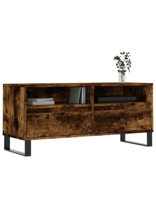 Tv skapītis, ozolkoka krāsa, 100x34,5x44,5cm, inženierijas koks