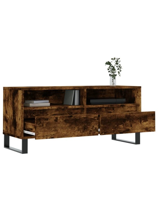 Tv skapītis, ozolkoka krāsa, 100x34,5x44,5cm, inženierijas koks