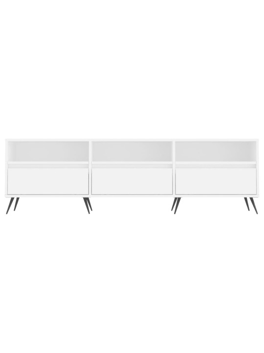 Tv skapītis, balts, 150x30x44,5 cm, inženierijas koks