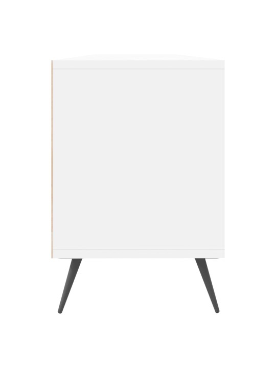 Tv skapītis, balts, 150x30x44,5 cm, inženierijas koks