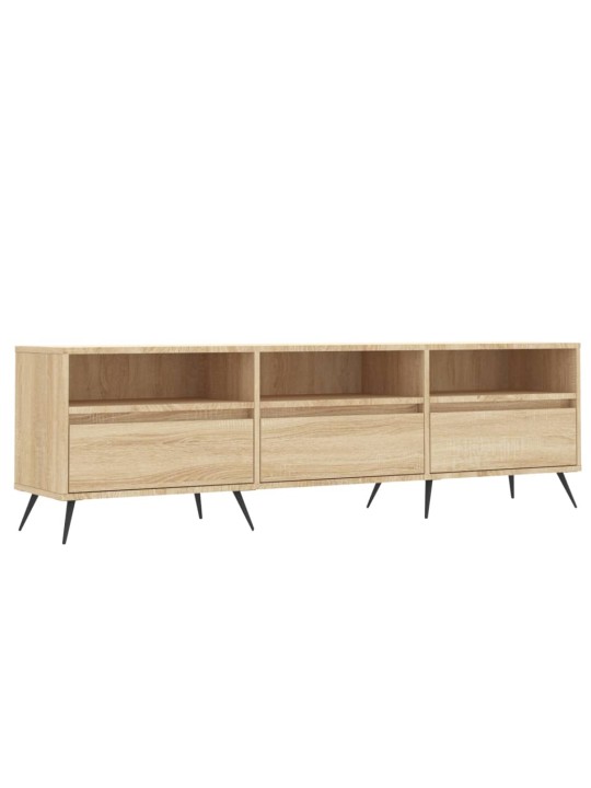 Tv skapītis, ozolkoka krāsa, 150x30x44,5 cm, inženierijas koks