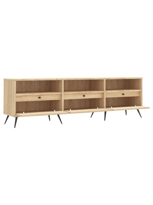Tv skapītis, ozolkoka krāsa, 150x30x44,5 cm, inženierijas koks