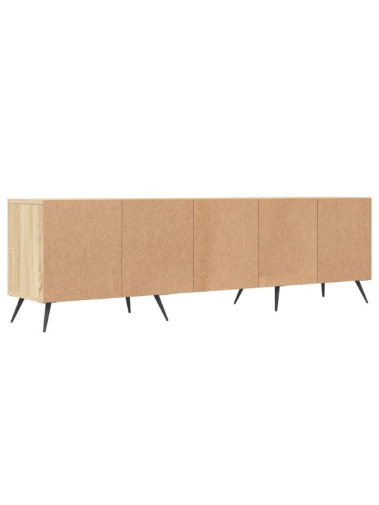Tv skapītis, ozolkoka krāsa, 150x30x44,5 cm, inženierijas koks