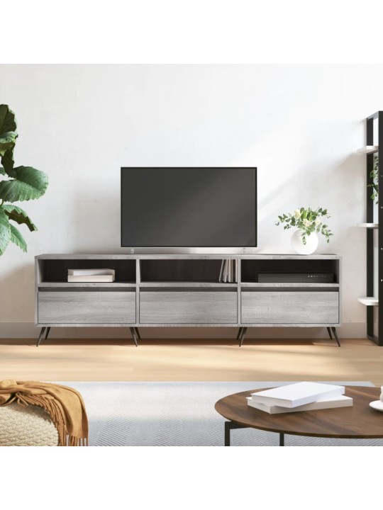 Tv skapītis, pelēcīga ozolkoka, 150x30x44,5 cm