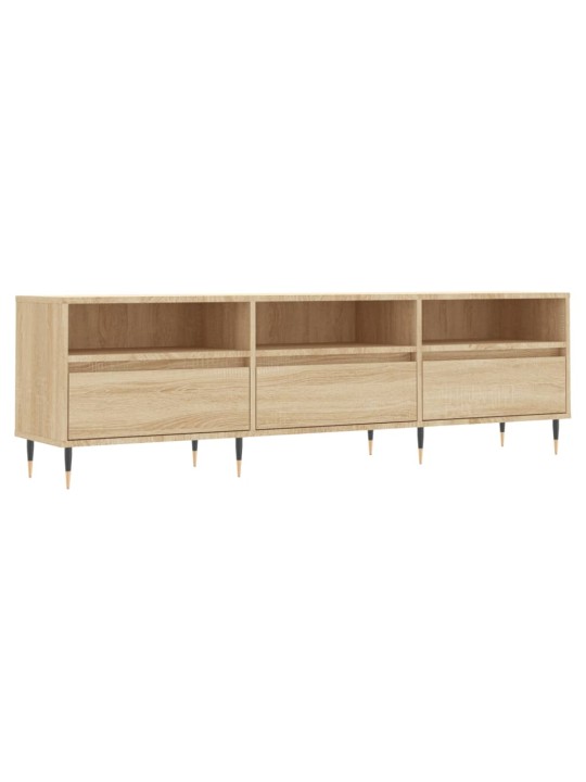 Tv skapītis, ozolkoka krāsa, 150x30x44,5 cm, inženierijas koks
