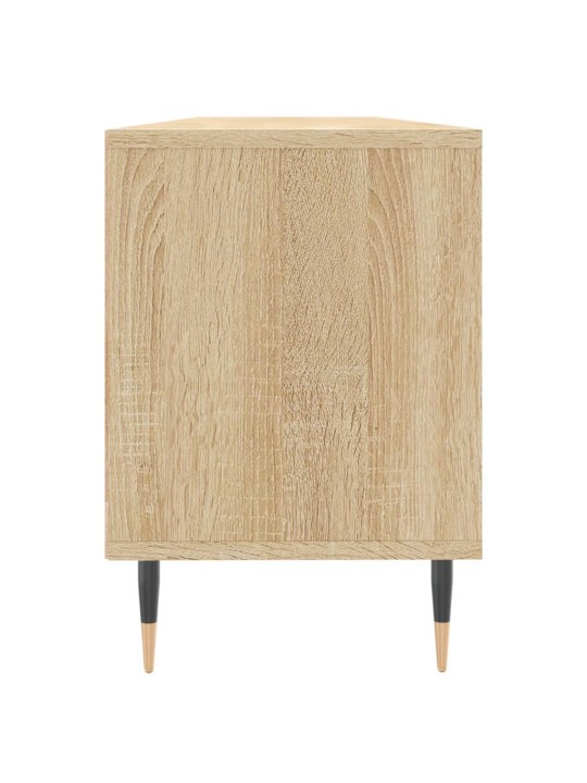Tv skapītis, ozolkoka krāsa, 150x30x44,5 cm, inženierijas koks