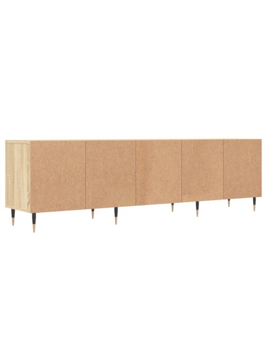 Tv skapītis, ozolkoka krāsa, 150x30x44,5 cm, inženierijas koks