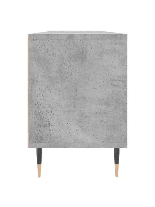 Tv skapītis, betona pelēks, 150x30x44,5 cm, inženierijas koks