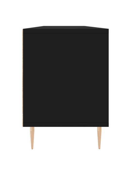 Tv skapītis, 150x30x44,5 cm, inženierijas koks, melns