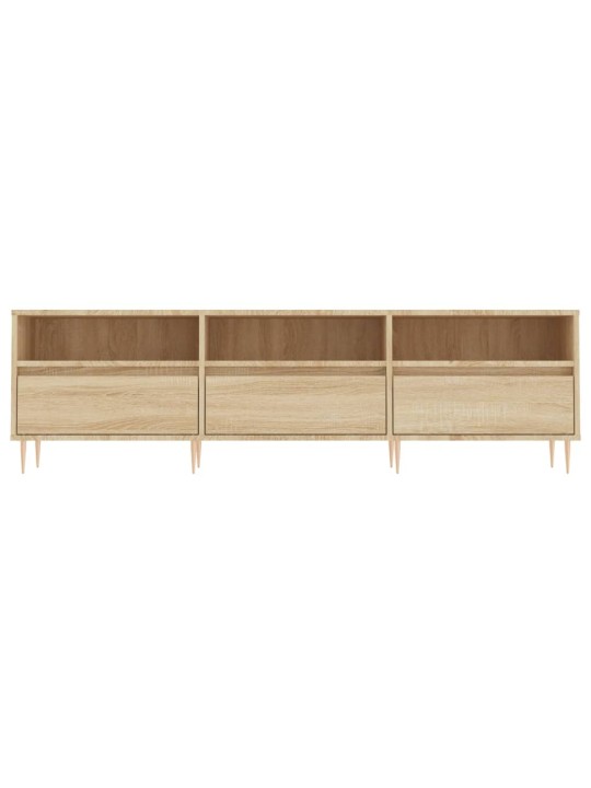 Tv skapītis, ozolkoka krāsa, 150x30x44,5 cm, inženierijas koks