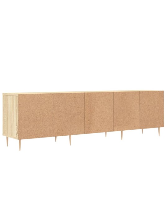 Tv skapītis, ozolkoka krāsa, 150x30x44,5 cm, inženierijas koks
