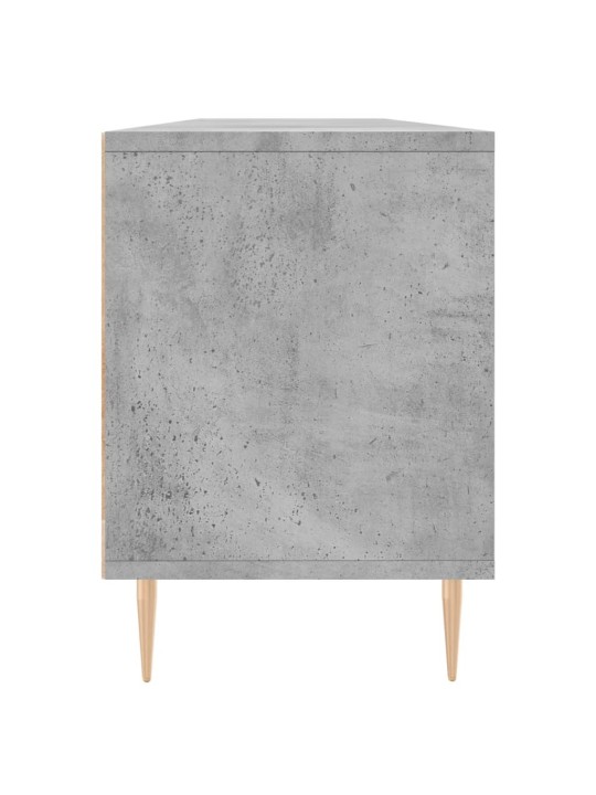 Tv skapītis, betona pelēks, 150x30x44,5 cm, inženierijas koks