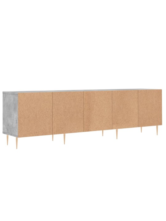Tv skapītis, betona pelēks, 150x30x44,5 cm, inženierijas koks