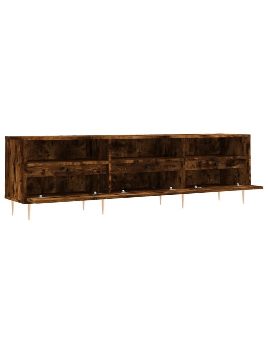 Tv skapītis, ozolkoka krāsa, 150x30x44,5 cm, inženierijas koks