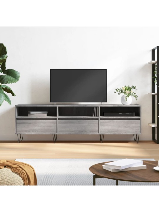 Tv skapītis, pelēcīga ozolkoka, 150x30x44,5 cm