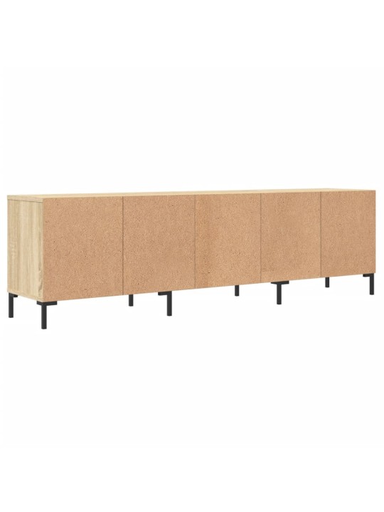Tv skapītis, ozolkoka krāsa, 150x30x44,5 cm, inženierijas koks