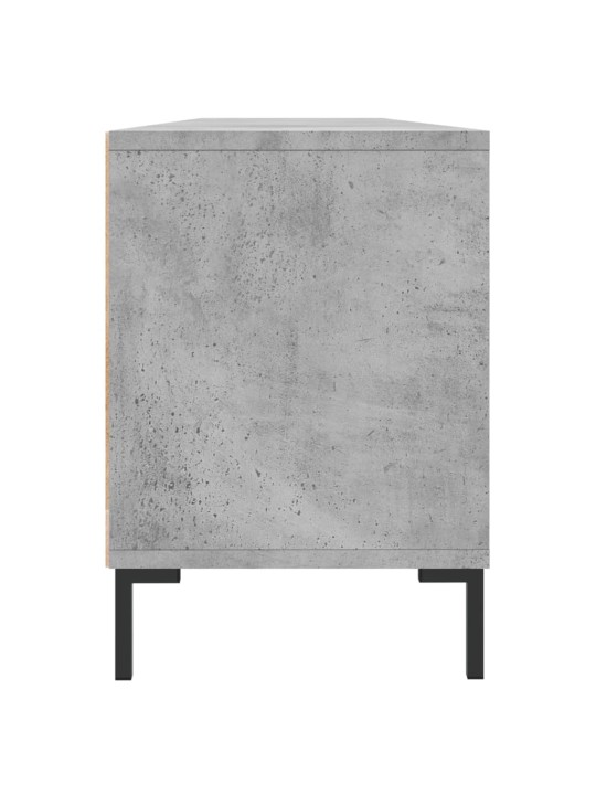 Tv skapītis, betona pelēks, 150x30x44,5 cm, inženierijas koks