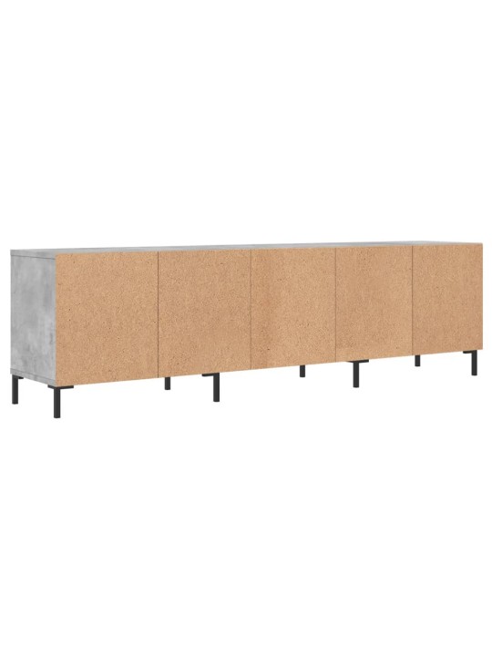 Tv skapītis, betona pelēks, 150x30x44,5 cm, inženierijas koks