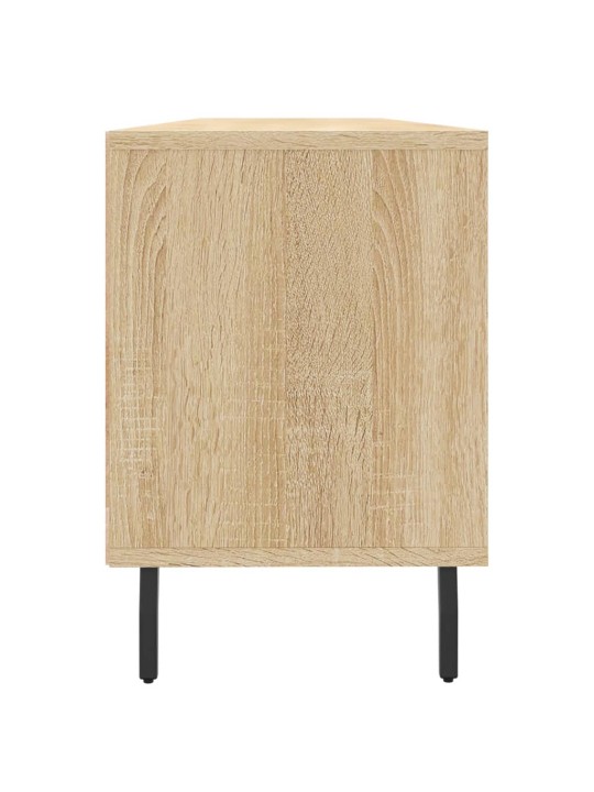 Tv skapītis, ozolkoka krāsa, 150x30x44,5 cm, inženierijas koks