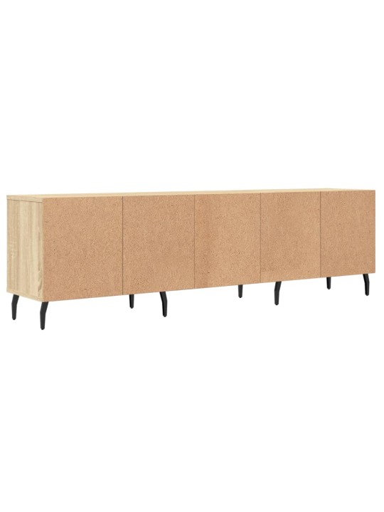 Tv skapītis, ozolkoka krāsa, 150x30x44,5 cm, inženierijas koks