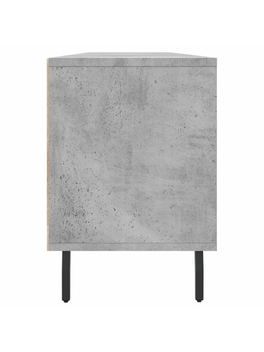 Tv skapītis, betona pelēks, 150x30x44,5 cm, inženierijas koks