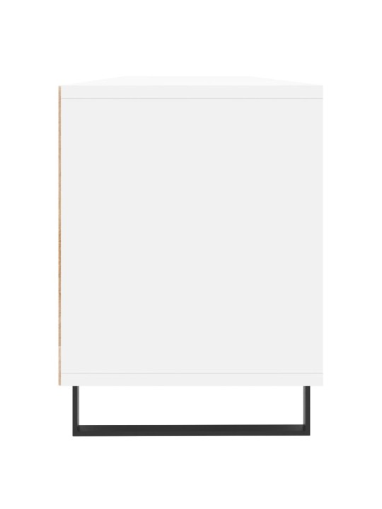 Tv skapītis, balts, 150x30x44,5 cm, inženierijas koks