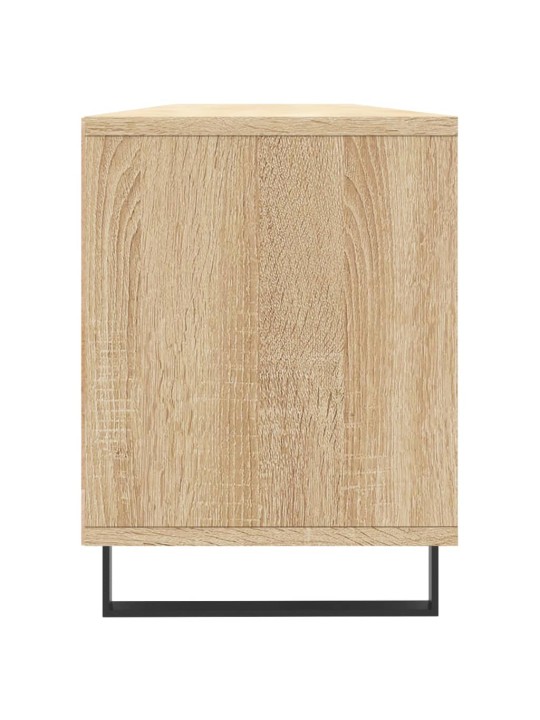 Tv skapītis, ozolkoka krāsa, 150x30x44,5 cm, inženierijas koks