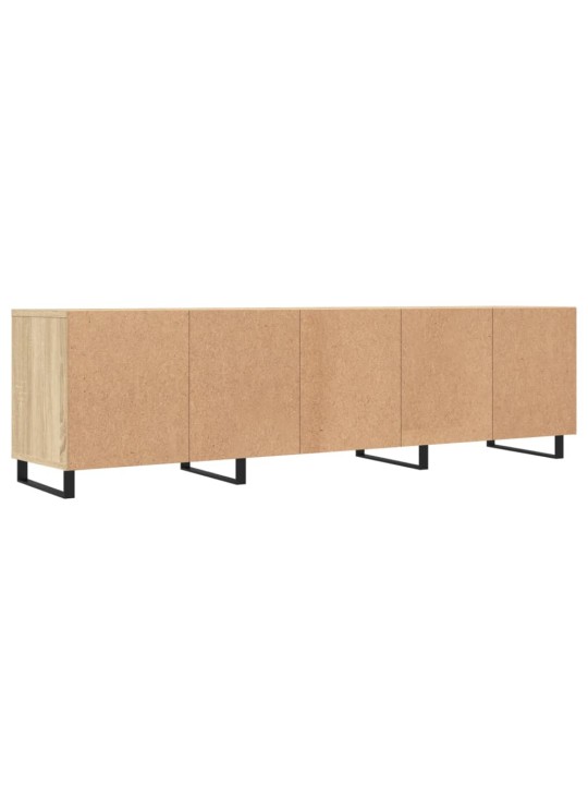 Tv skapītis, ozolkoka krāsa, 150x30x44,5 cm, inženierijas koks