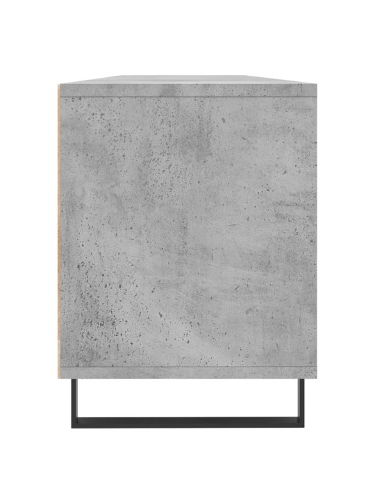 Tv skapītis, betona pelēks, 150x30x44,5 cm, inženierijas koks