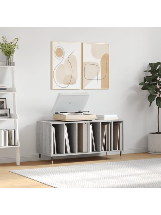 Skapītis, 100x38x48 cm, inženierijas koks, pelēks