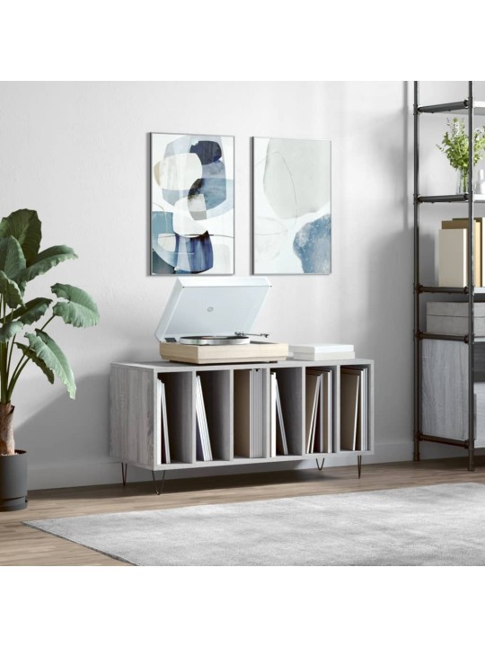 Skapītis, 100x38x48 cm, inženierijas koks, pelēks