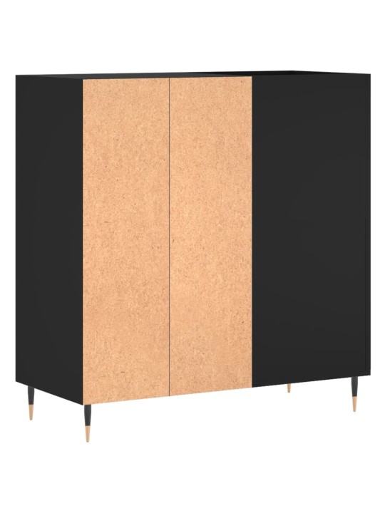 Skapītis, 84,5x38x89 cm, inženierijas koks, melns