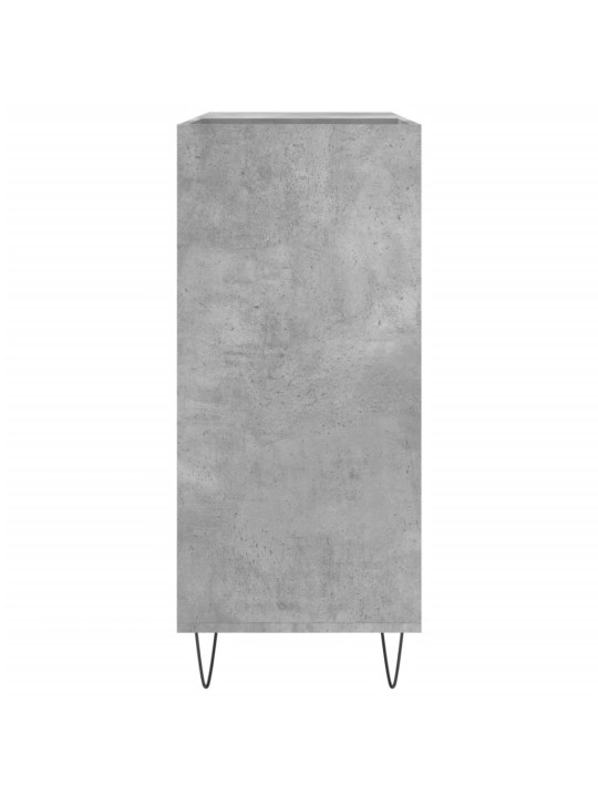 Skapītis, 84,5x38x89 cm, inženierijas koks, pelēks