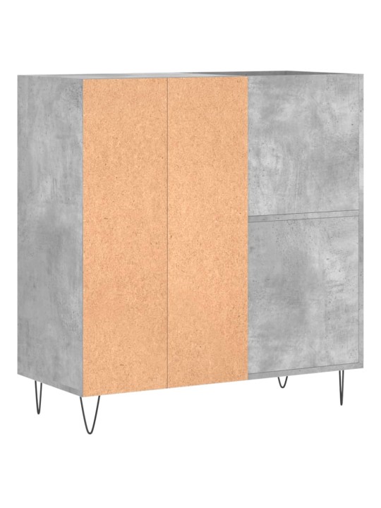 Skapītis, 84,5x38x89 cm, inženierijas koks, pelēks