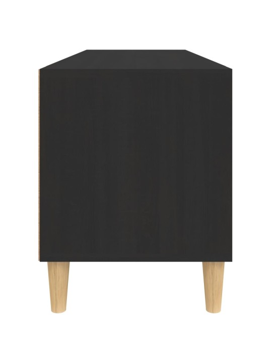 Tv skapītis, 100x34,5x44,5 cm, inženierijas koks, melns