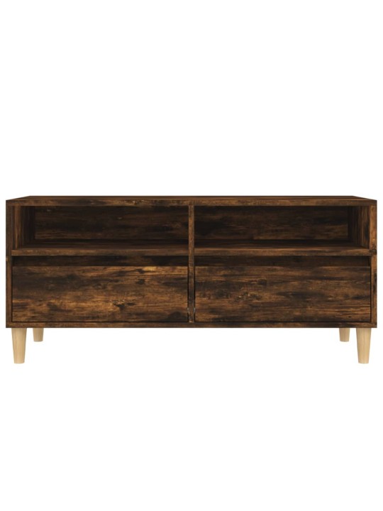 Tv skapītis, ozolkoka krāsa, 100x34,5x44,5cm, inženierijas koks