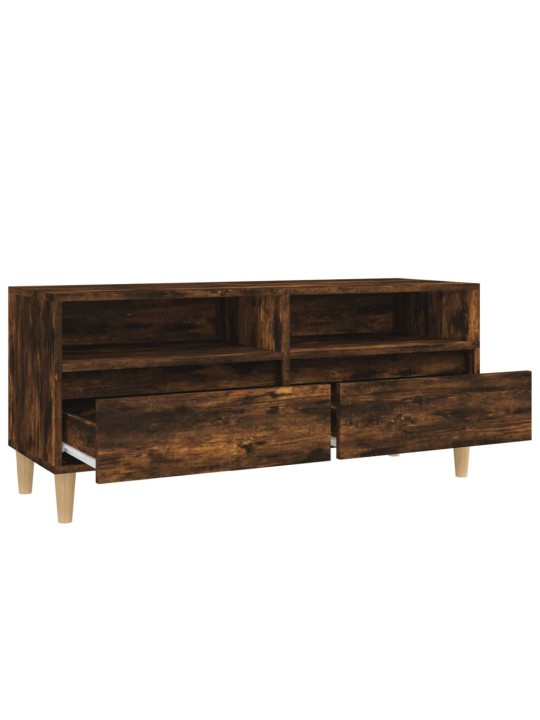 Tv skapītis, ozolkoka krāsa, 100x34,5x44,5cm, inženierijas koks
