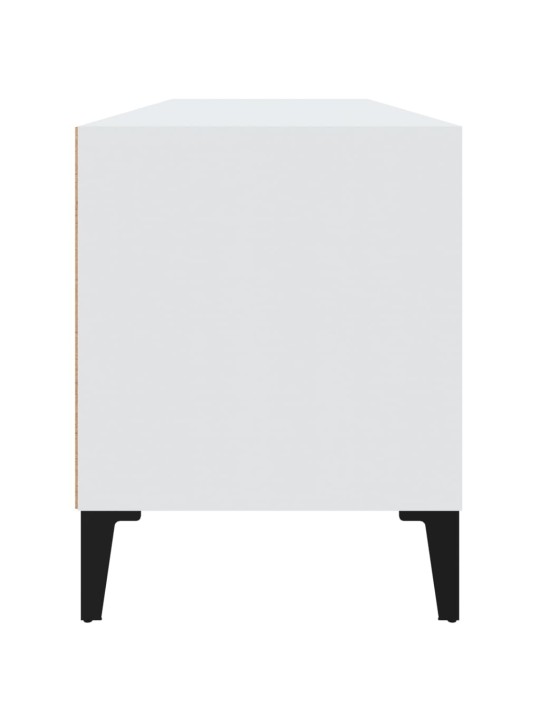 Tv skapītis, 100x34,5x44,5 cm, inženierijas koks, balts