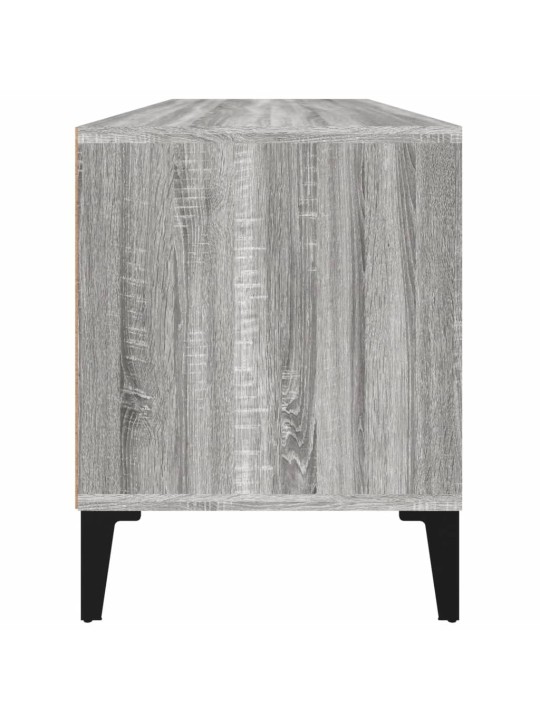 Tv skapītis, pelēks, 100x34,5x44,5 cm, inženierijas koks