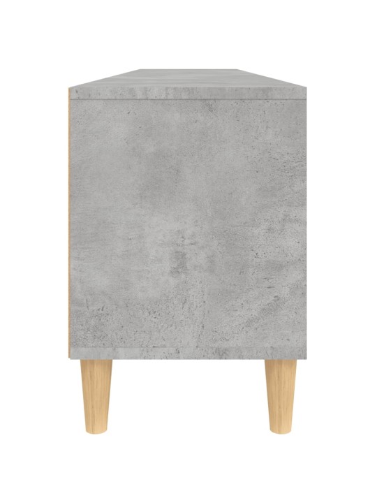 Tv skapītis, betona pelēks, 150x30x44,5 cm, inženierijas koks