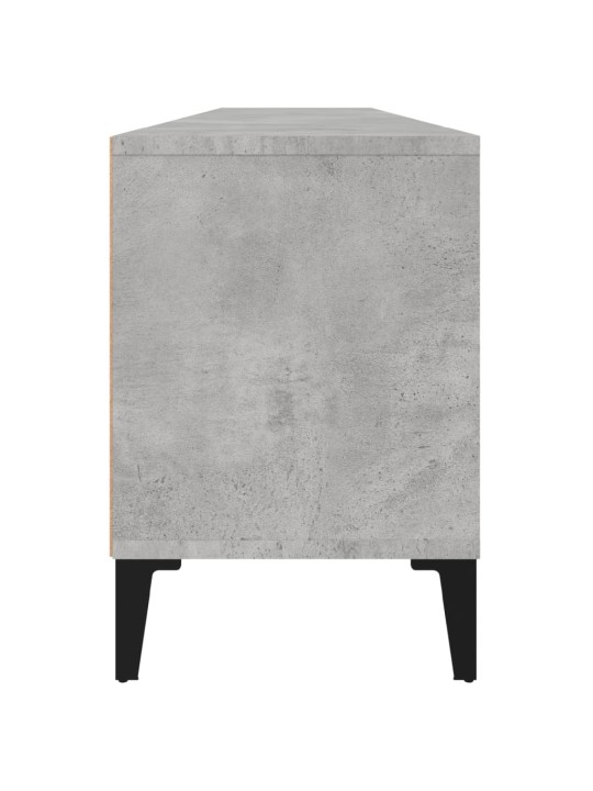 Tv skapītis, betona pelēks, 150x30x44,5 cm, inženierijas koks
