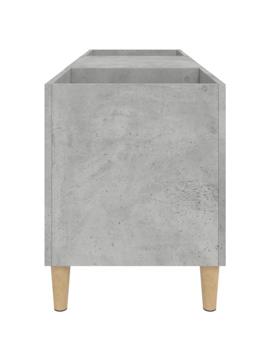 Ierakstu skapītis, 121x38x48 cm, inženierijas koks, betonpelēks