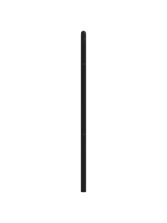 Gultas galvgalis, metāls, melns, 100 cm