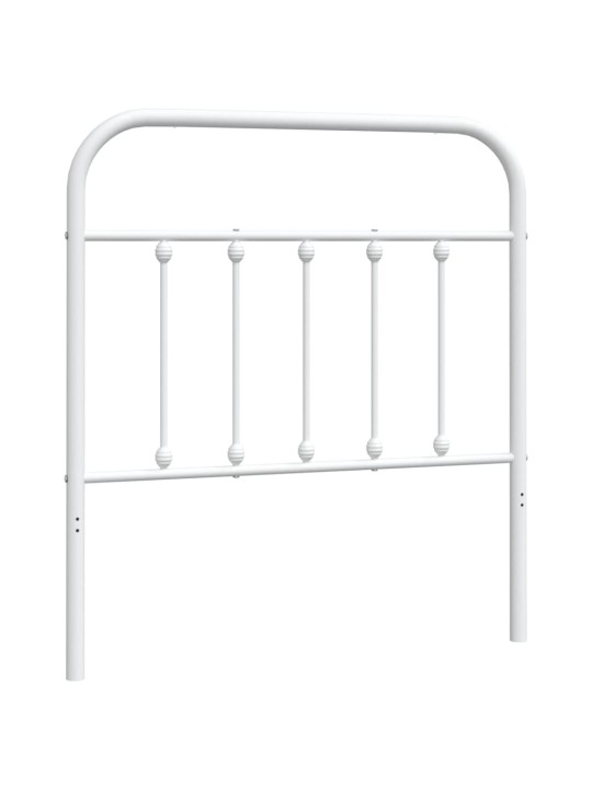 Gultas galvgalis, balts, 90 cm