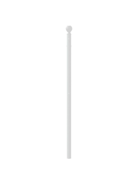 Gultas galvgalis, metāls, balts, 80 cm