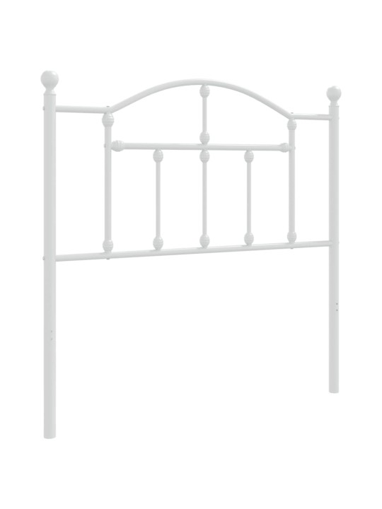 Gultas galvgalis, balts, 90 cm