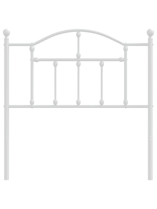 Gultas galvgalis, balts, 90 cm