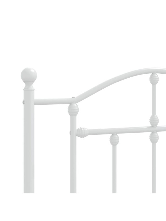 Gultas galvgalis, balts, 90 cm
