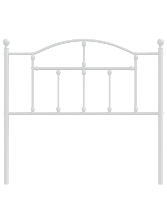 Gultas galvgalis, balts, 100 cm